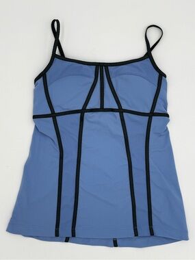 Lululemon Blue Tank Top with Black Trim